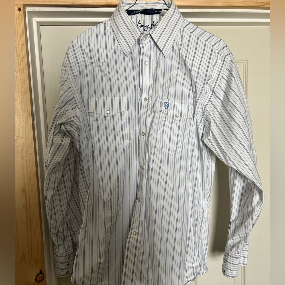 Vintage Wrangler George Straight Button Up (Large)